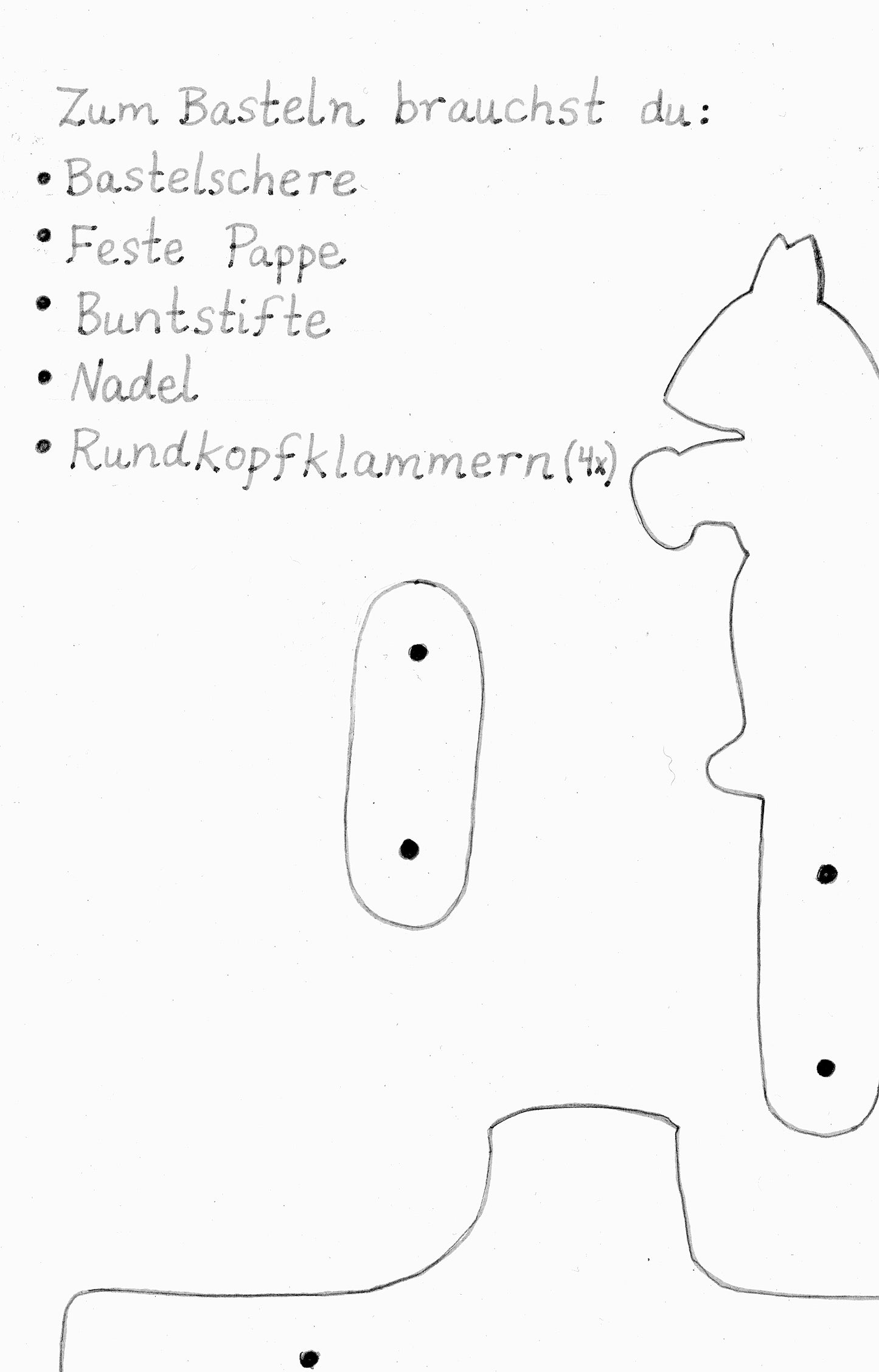 Bastel und Malvorlage Eichhörnchen