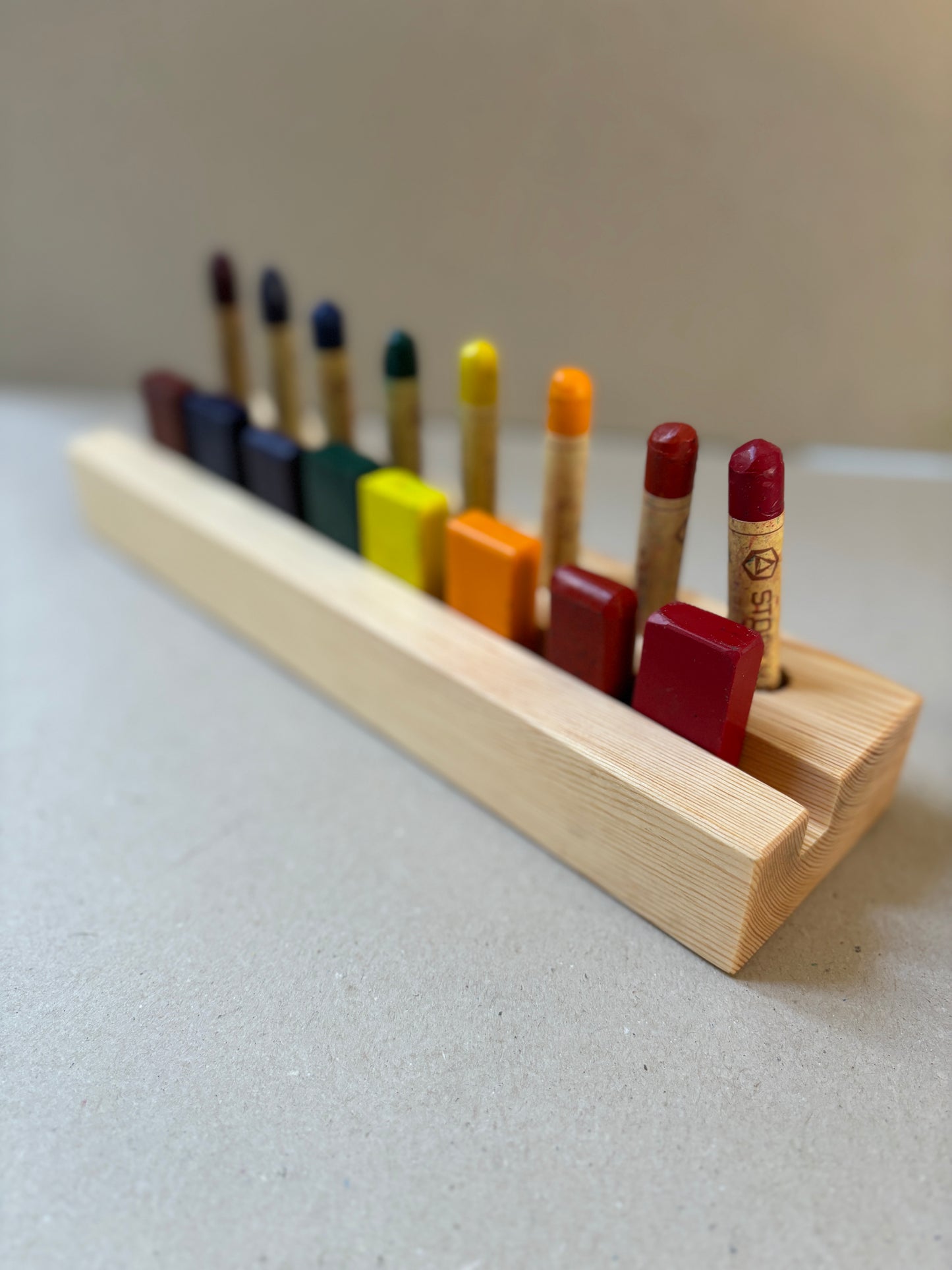 Wachsmalstift-Halter 2x8