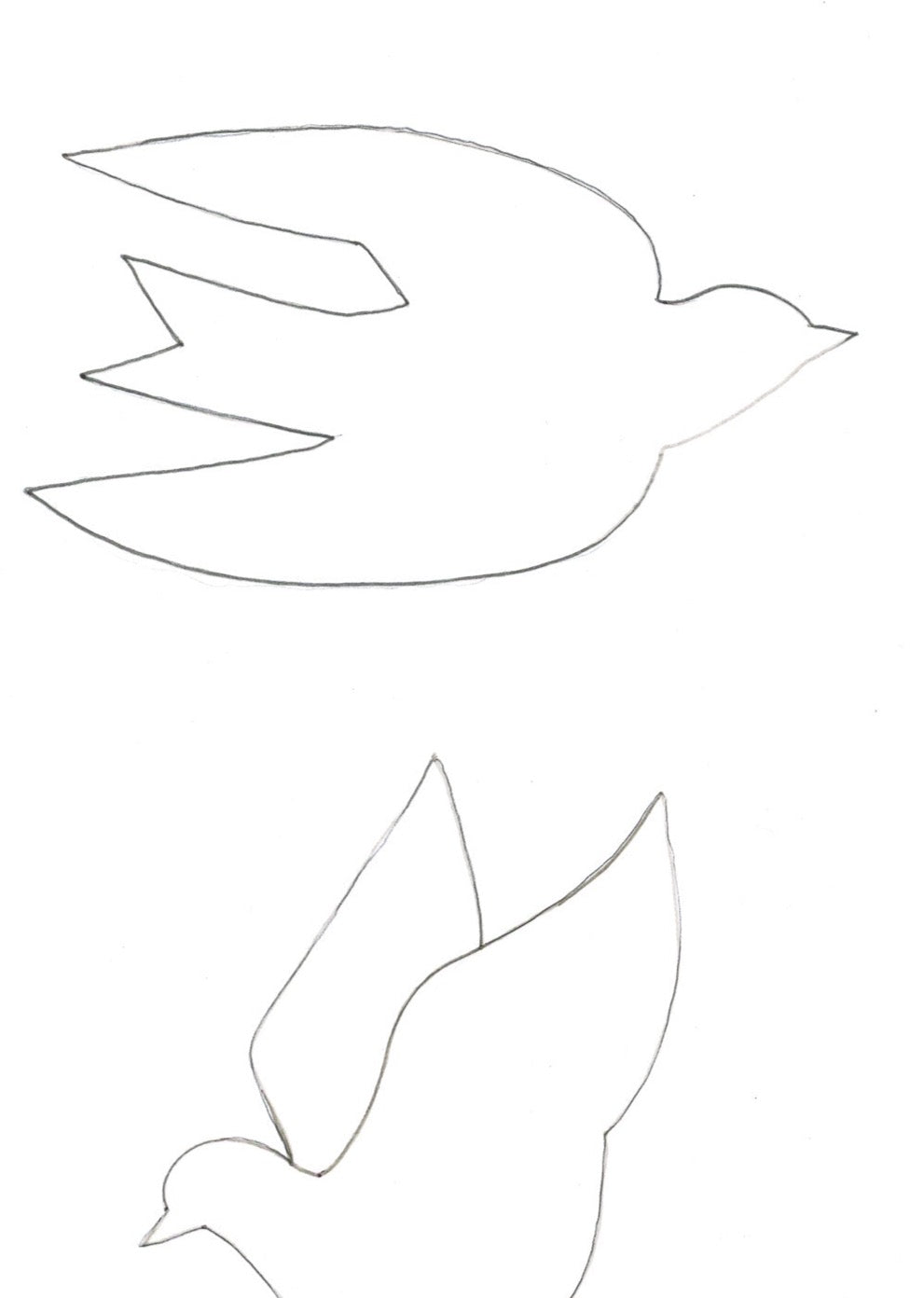 Gratis Vorlage bunte Vögel (Pdf)