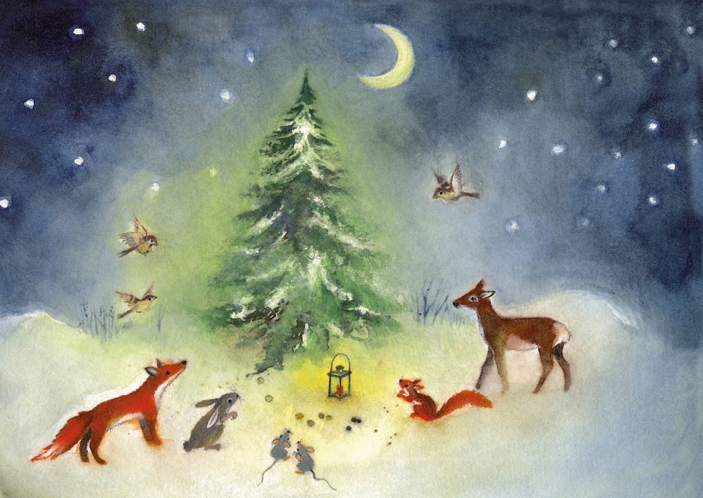 Kunstkarten Set "Winter" ( 3 Postkarten A6 )