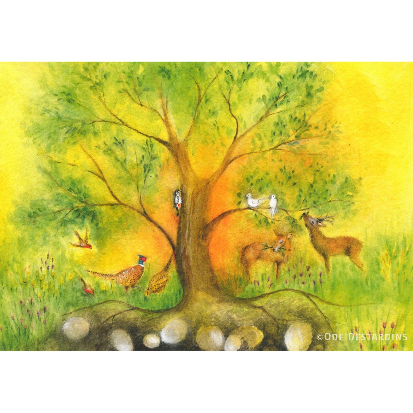 Kunstkarten Set "Jahreszeiten" (4 Postkarten A5)