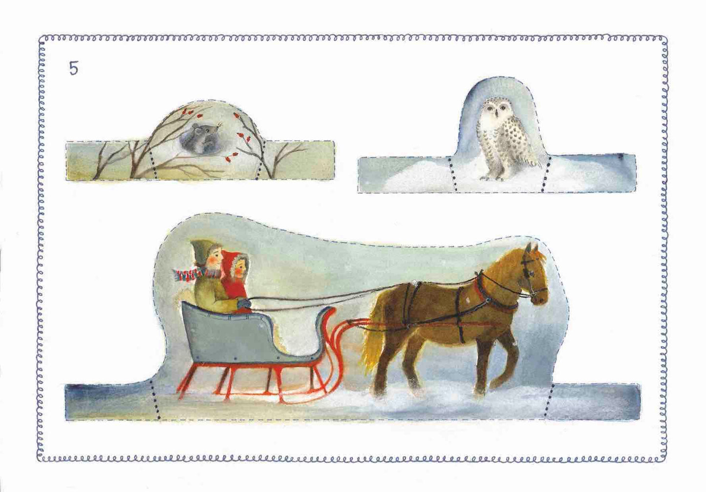 Bastelmappe "Winter" von OdeDesjardins