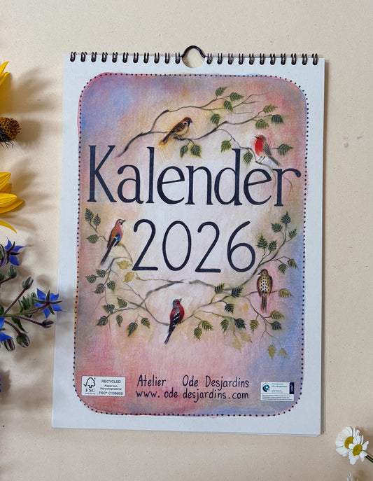 Kalender 2026 Ode Desjardins DIN A4