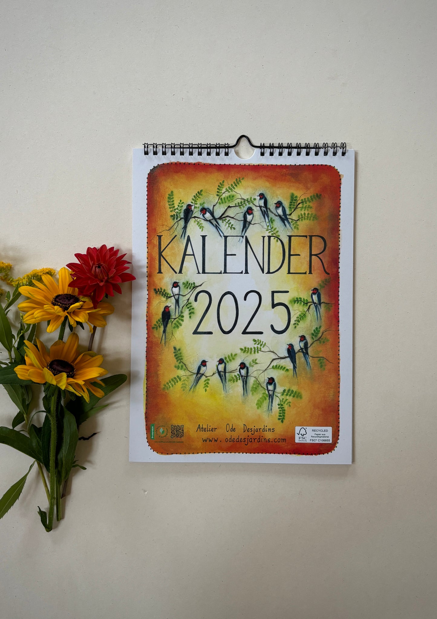 Kalender 2025 Ode Desjardins DIN A4