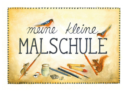 "meine kleine Malschule" von Ode Desjardins als digitales Malbuch zum ausdrucken